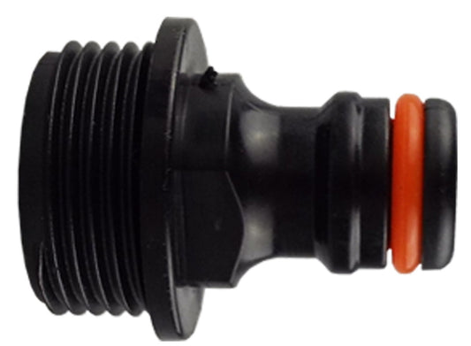 Male Tap Connector 3/4in BSPM Black Outdoor Watering Kit Drip Irrigation Fitting