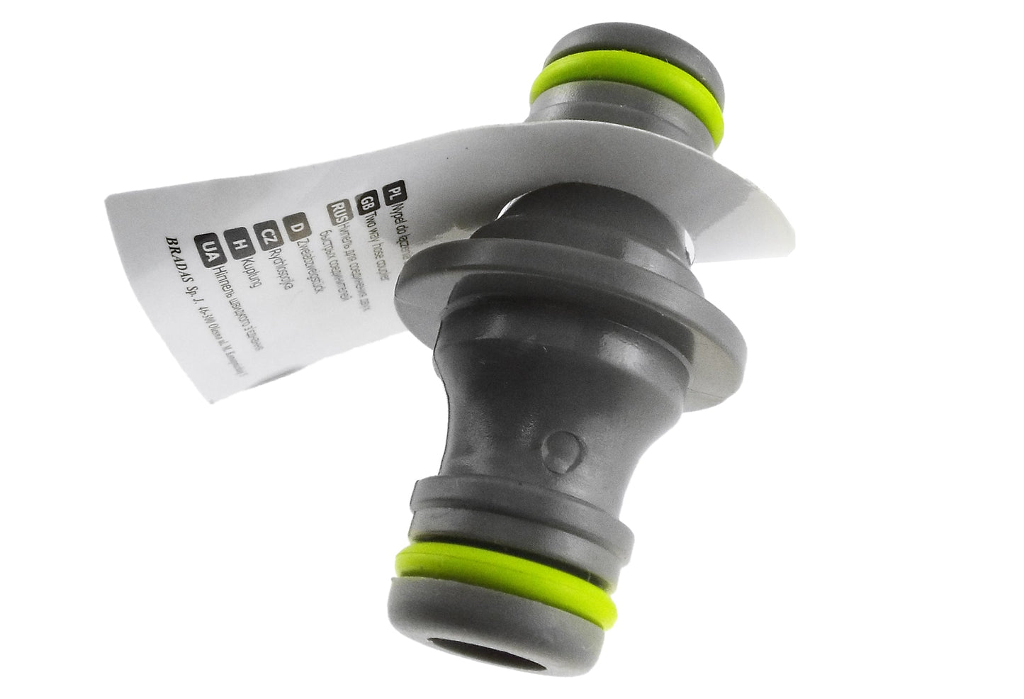 Two Way Connector Male Lime Drip Irrigation Fitting DIY Workshop Accessory