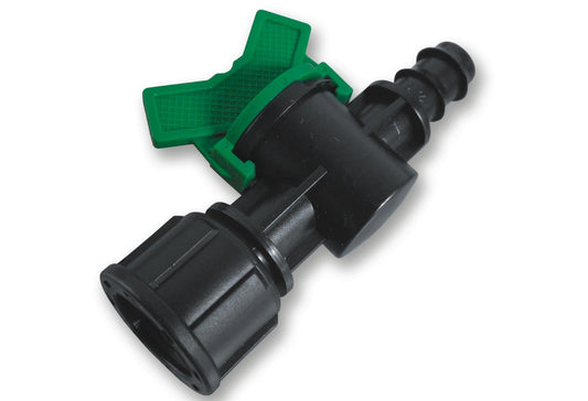 In Line Valve for 1/2in Irrigation Pipe with 3/4in BSPF Thread Hose Pipe Fitting