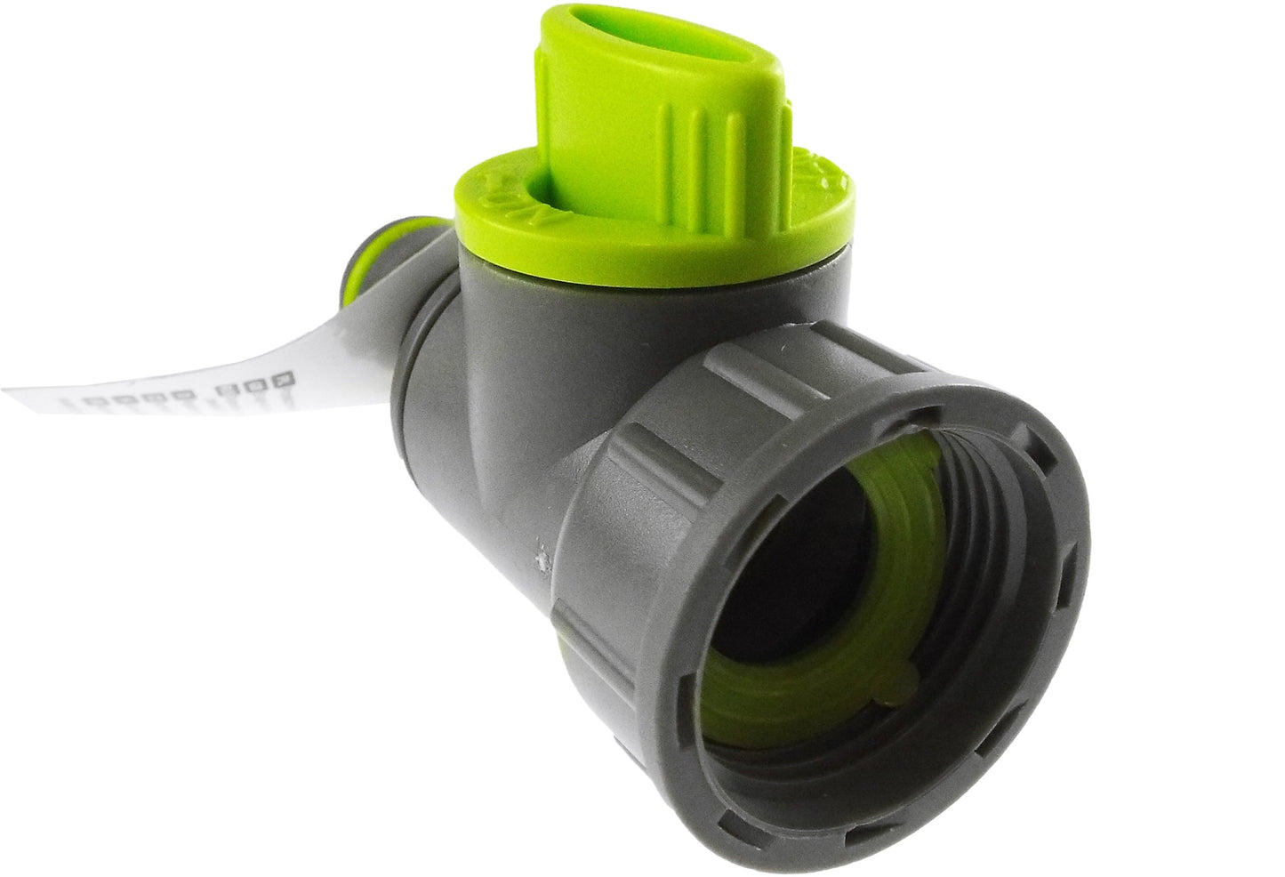 Tap Adapter with Valve 3/4 BSPF - Snap-On Connector, Lime for Hose Connector Set