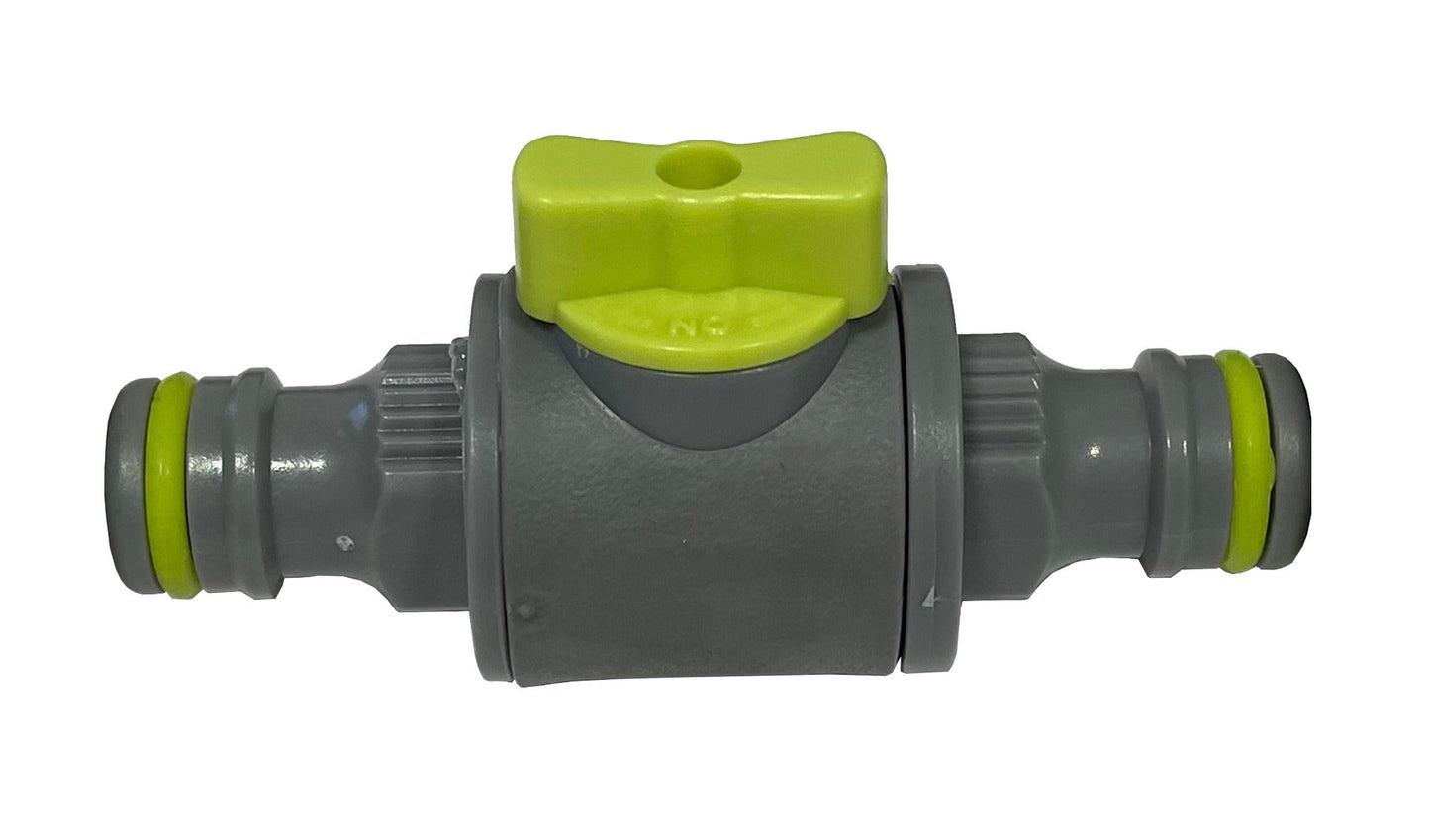 In Line Valve Lime Drip Irrigation Fitting DIY Workshop Accessory