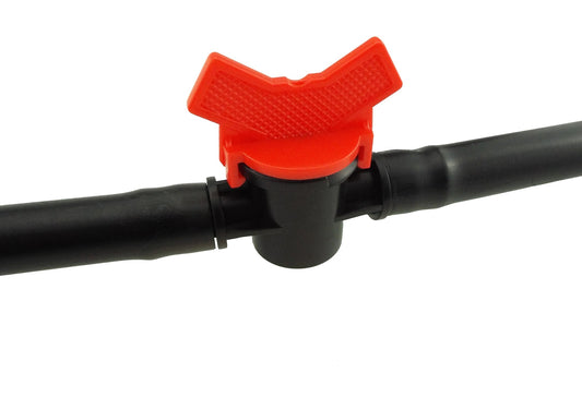 In Line Valve for 1/2in Irrigation Pipe Outdoor Watering Kit Garden Water System