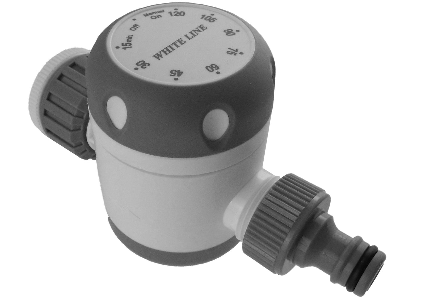 White Line Mechanical Water Timer Drip Irrigation Fitting DIY Workshop Accessory