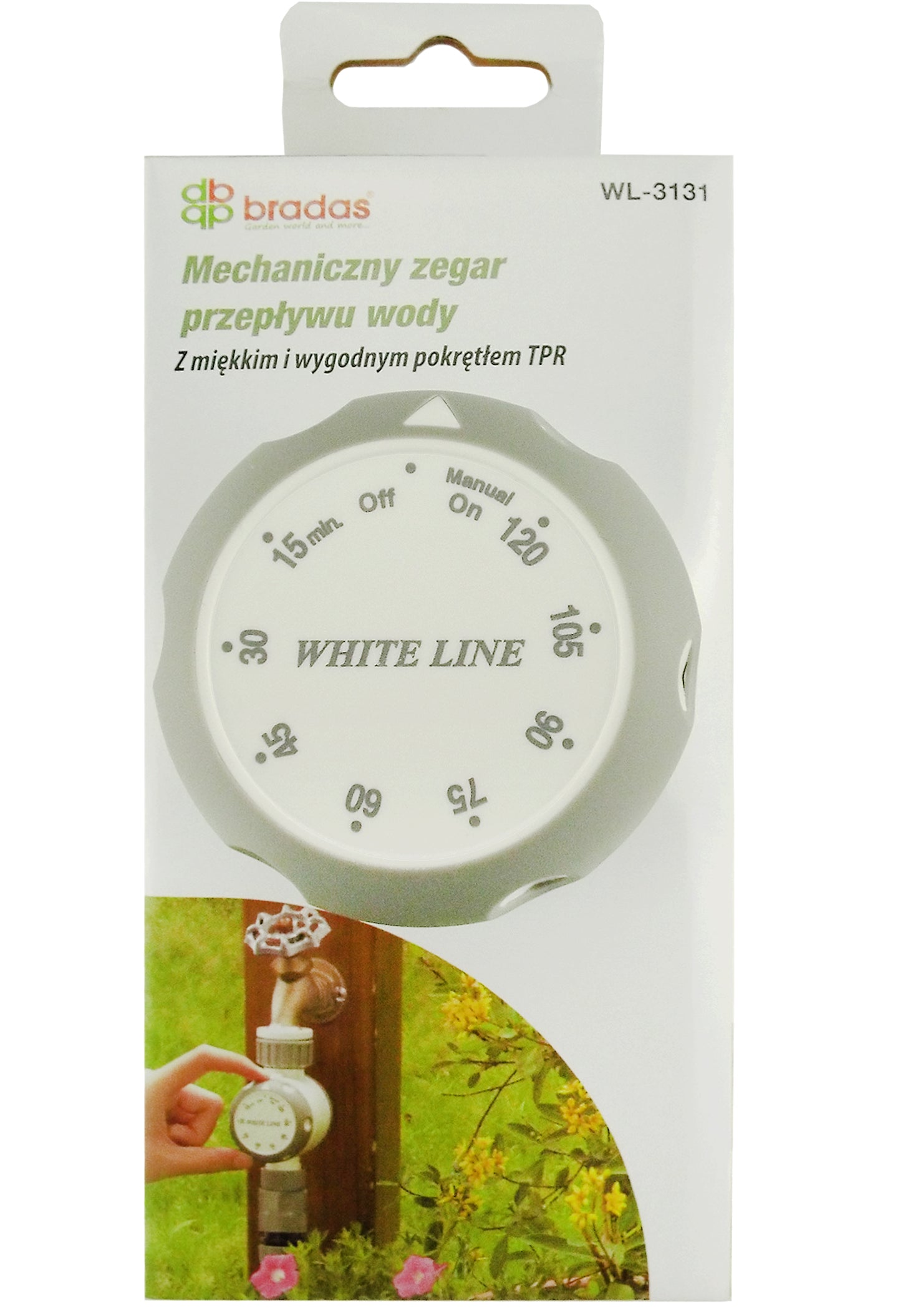 White Line Mechanical Water Timer Drip Irrigation Fitting DIY Workshop Accessory