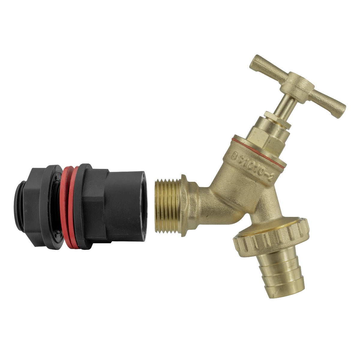 AP Supplies Water Butts Kit 1/2" with Brass Tap and Drill Bit