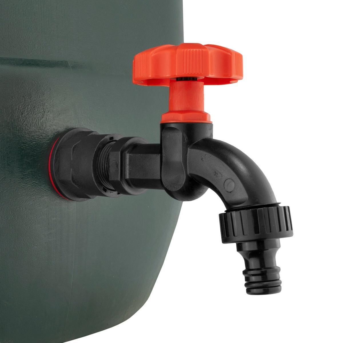 AP Supplies Water Butts Kit 1/2" With PP Black Tap and Drill Bit