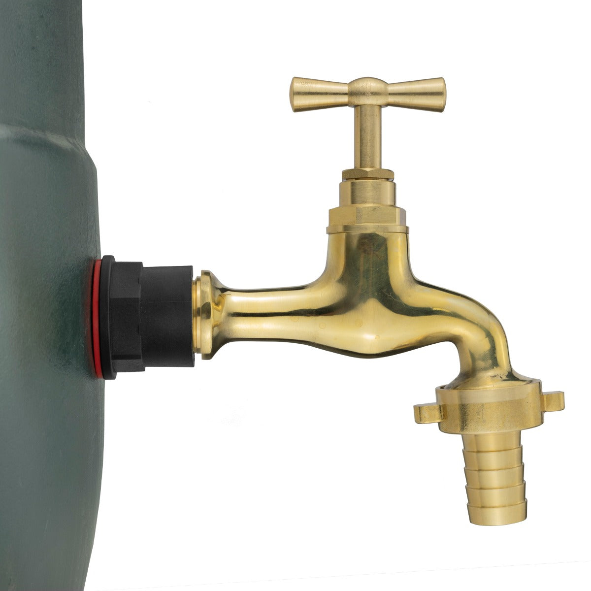 AP Supplies Water Butts Kit 1/2" With Polish Brass Tap 19mm Outlet and Drill Bit