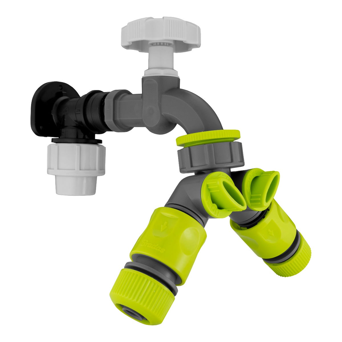 Wall Flange Kit 20mm MDPE - PP Bib Tap with Tap Splitter and Connectors