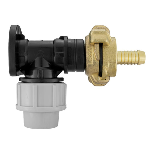 Wall Flange Kit 20mm MDPE - Geka 1/2in Barb Outdoor Watering Kit Water Connector