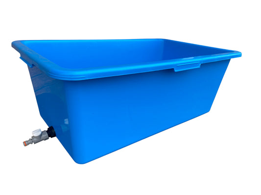 AP Supplies Blue Dog Bath with Drain Valve (WL)