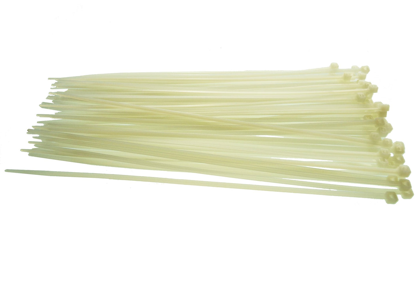 100 Cable Ties (7.6mm x 450mm) Neutral DIY Workshop Accessory DIY Tool Accessory