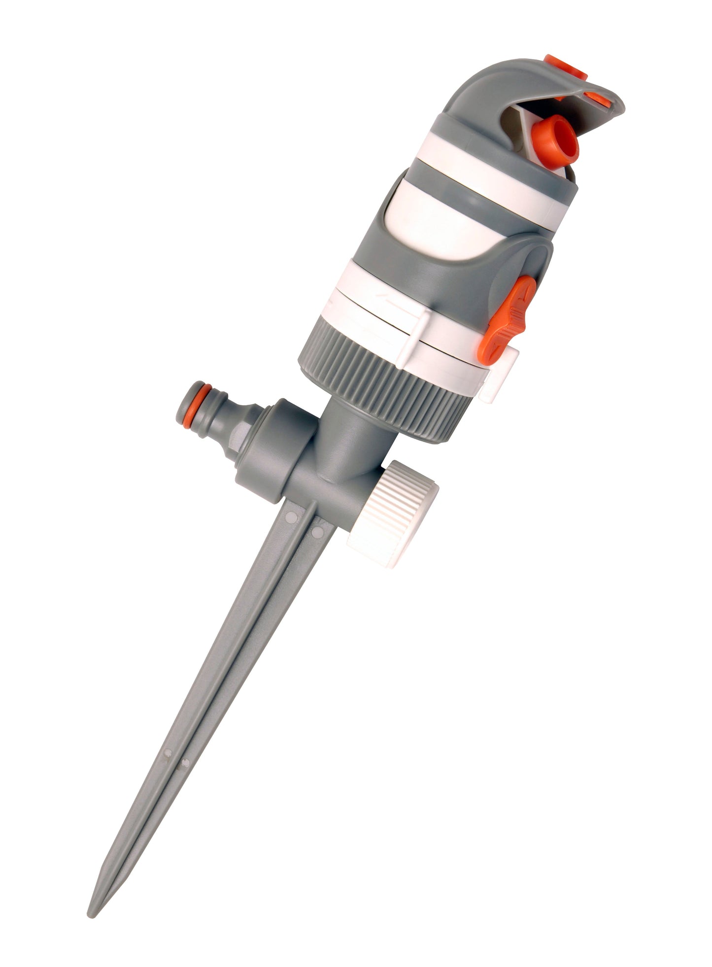 2-Pattern Gear Drive Sprinkler White Line Lawn Sprinkler Drip Irrigation Fitting